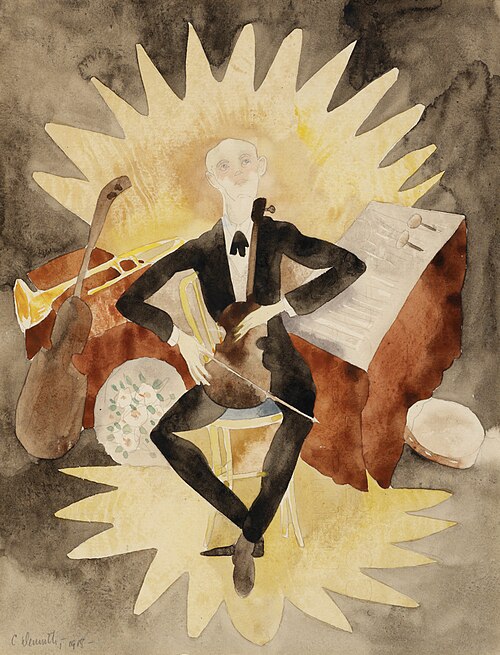Musician, 1918, Charles Demuth