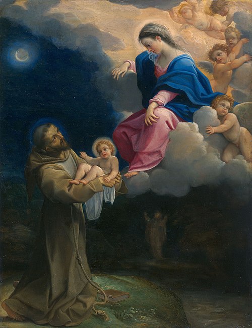 La Vision de Saint François, 1602, Lodovico Carracci