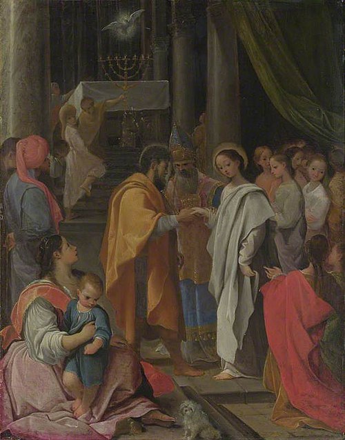 The Marriage of the Virgin, 1590, Lodovico Carracci