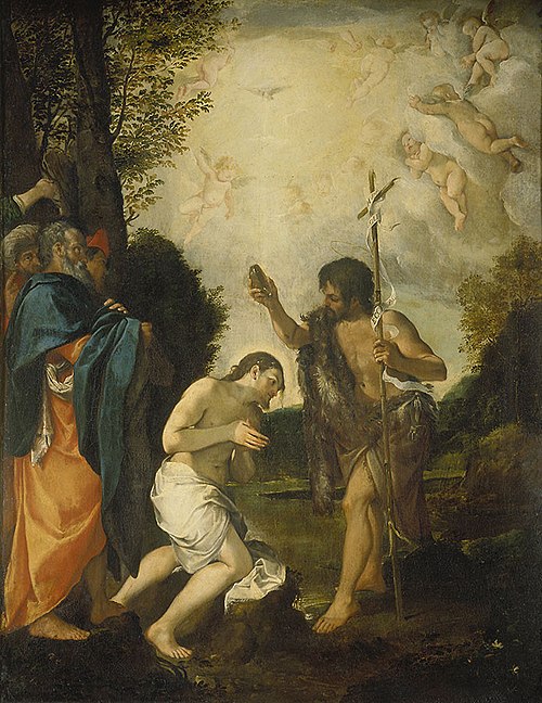 Die Taufe Christi, 1650, Lodovico Carracci