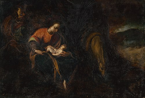 Svätá rodina, 1600, Lodovico Carracci