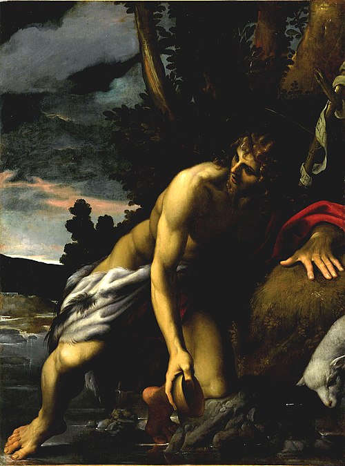 Saint Jean Baptiste à la source, 1550, Lodovico Carracci