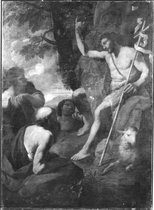 Predigt Johannes des Täufers, , Lodovico Carracci