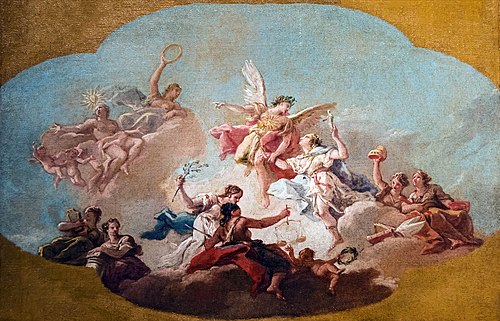 Allégorie des vertus Mocenigo, 1787, Jacopo Guarana