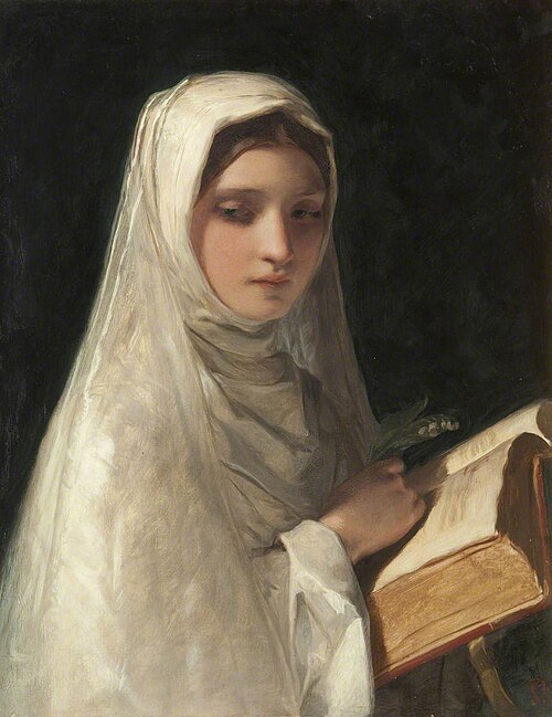 The Novice, 1856, James Sant