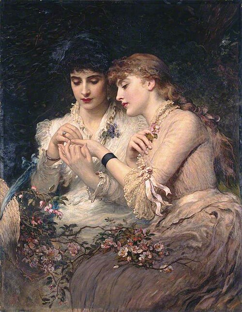 A Thorn amidst the Roses, 1887, James Sant