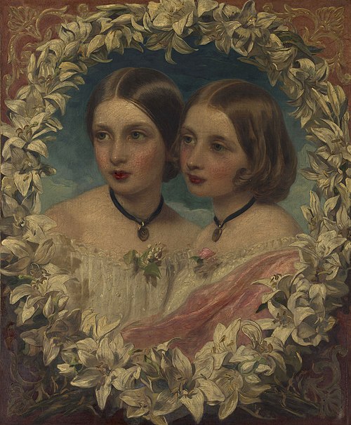 Princess Helena (1846-1923) & Princess Louise (1848-1939), 1857, James Sant