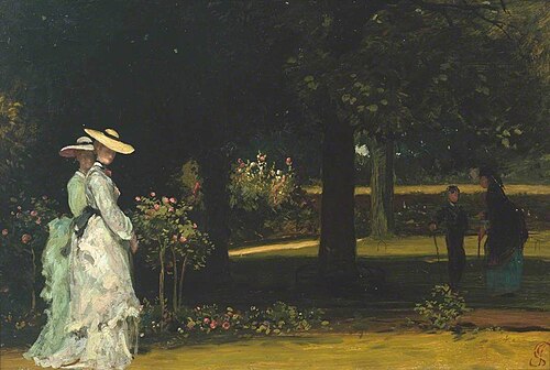 Miss Martineau’s Garden, 1873, James Sant