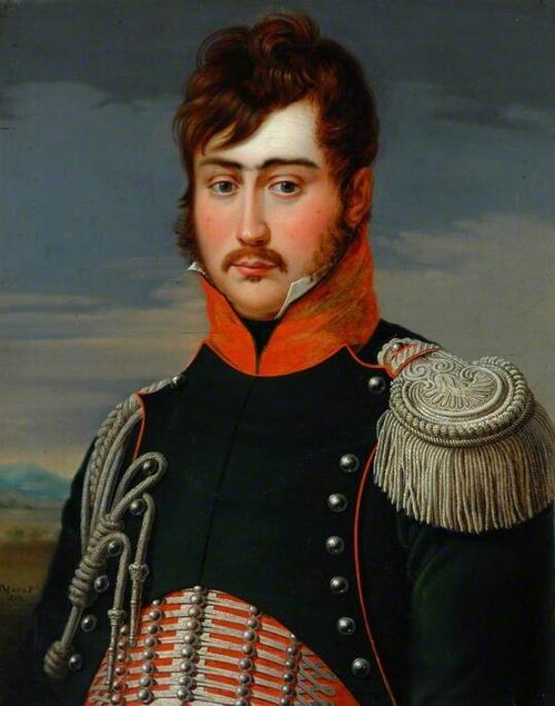 An Officer of the First Empire, 1813, Jan Baptist Lodewyck Maes
