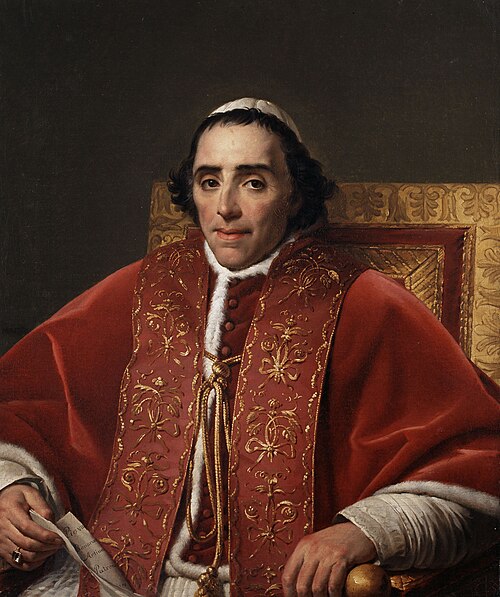 Portrait of Pope Pius VII, 1830, Jan Baptist Lodewyck Maes
