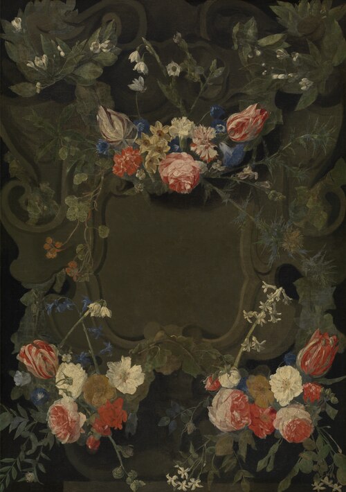 Flower garland, 1650, Jan Philips van Thielen