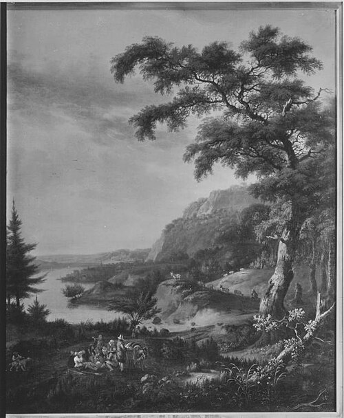 Flusslandschaft, 1691, Jan Gabrielsz. Sonjé