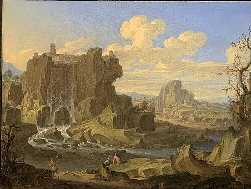 Rock Landscape, 1712, Jan van Bunnik