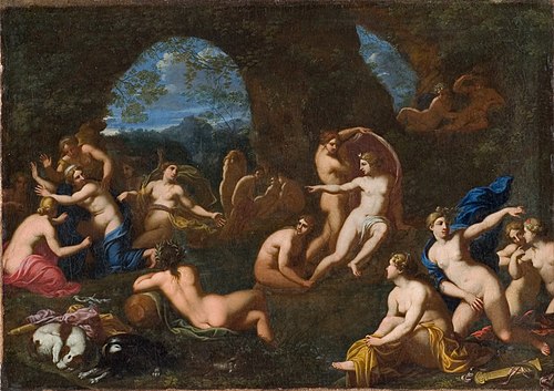 Diana and Callisto, 1681, Johannes van Haensbergen