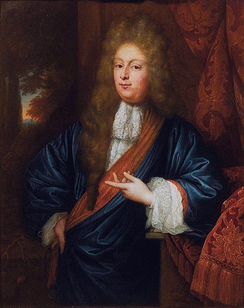 Portrait of Pieter Dierquens (1668-1714), 1690, Johannes van Haensbergen
