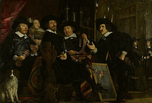 Les Syndics des arbalétriers de saint Sébastien à Amsterdam, 1657, Bartholomeus van der Helst