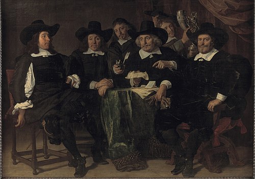 Les directeurs de la Garde civique de Saint George à Amsterdam, 1656, Bartholomeus van der Helst