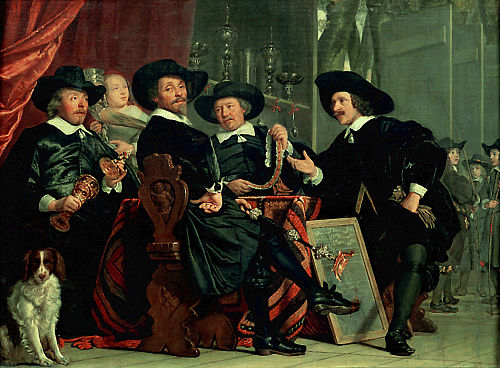 Les Syndics des arbalétriers de saint Sébastien à Amsterdam, 1653, Bartholomeus van der Helst