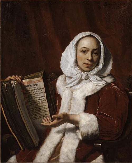 La Femme au livre, 1665, Bartholomeus van der Helst