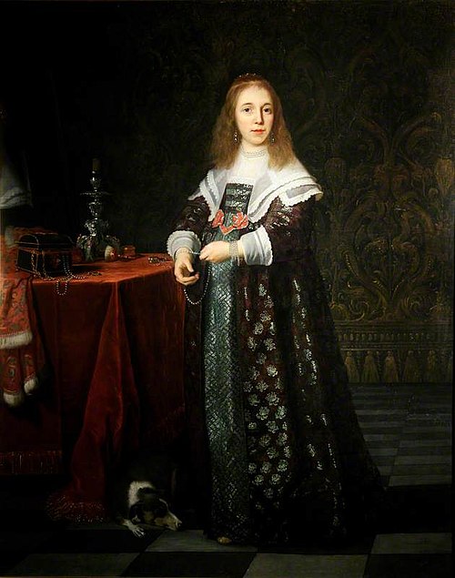 Portrait d'une jeune dame, 1643, Bartholomeus van der Helst