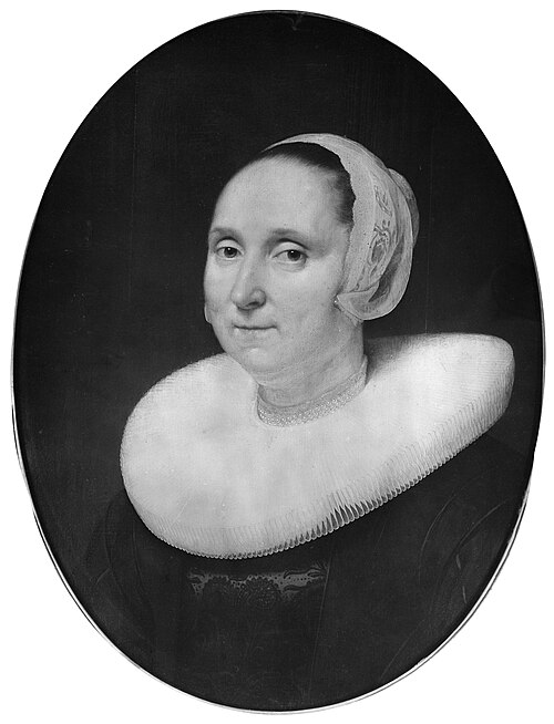 Portrait of a woman, perhaps Dorothea Adriaensdr. Keijser, wife of Dammas Jansz. Pesser, 1647, Bartholomeus van der Helst