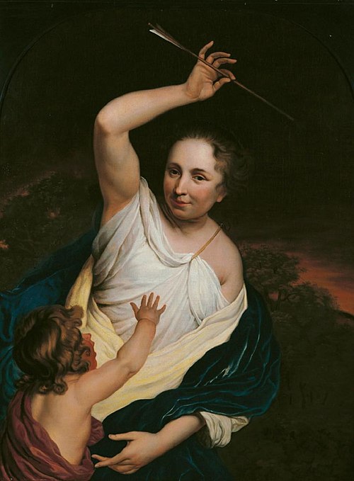 Venus punishing Cupid, 1665, Bartholomeus van der Helst