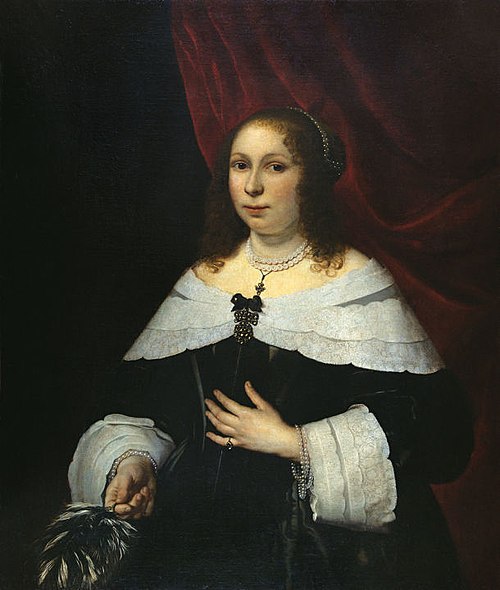 Lady in Black, 1645, Bartholomeus van der Helst