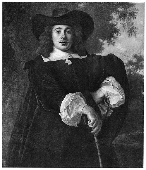 Portrait of a Man with a Walking Stick, 1657, Bartholomeus van der Helst