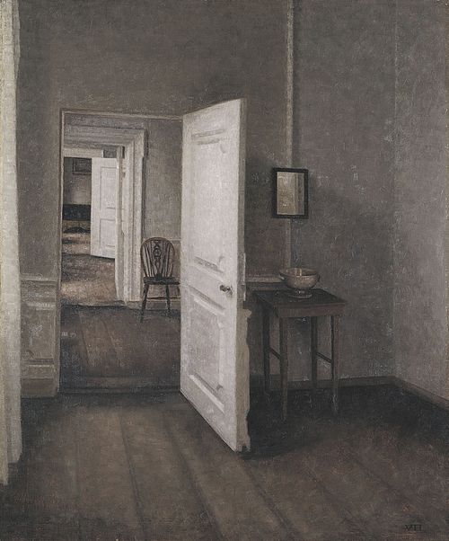 The Four Rooms, 1914, Vilhelm Hammershøi