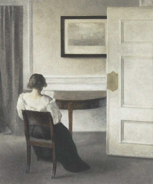 Ida in an interior, 1893, Vilhelm Hammershøi