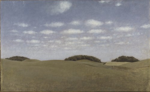 Landscape, From Lejre, 1905, Vilhelm Hammershøi