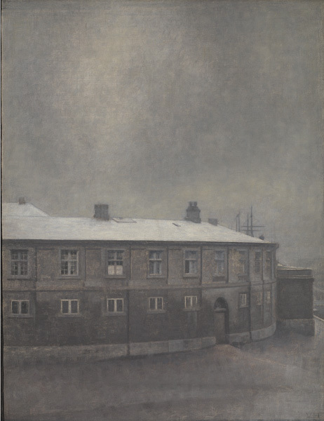 A Wing of Christiansborg Palace, 1907, Vilhelm Hammershøi