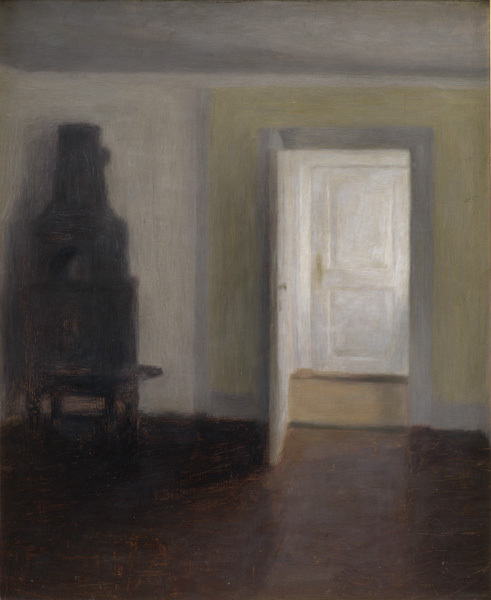 Interior. An Old Stove, 1888, Vilhelm Hammershøi