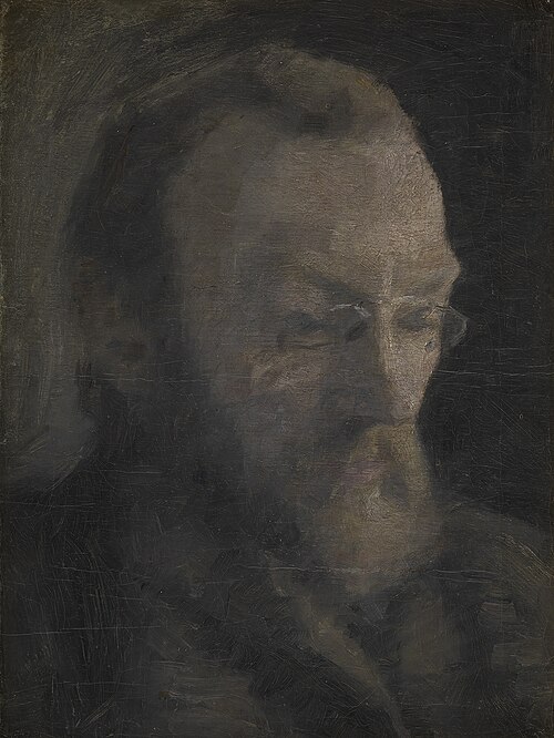 The art historian Karl Madsen, later Director of Statens Museum for Kunst, 1890, Vilhelm Hammershøi