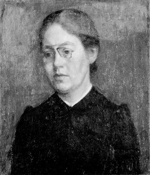 Malerinden Elisabeth Wandel, 1890, Vilhelm Hammershøi