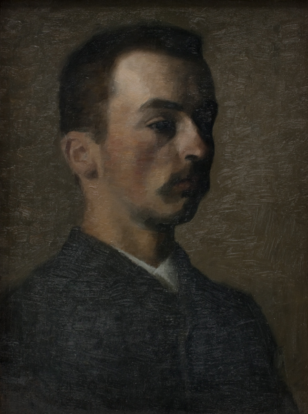 Self-Portrait, 1890, Vilhelm Hammershøi