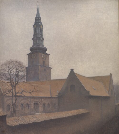 St. Peter's Church, Copenhagen, 1906, Vilhelm Hammershøi