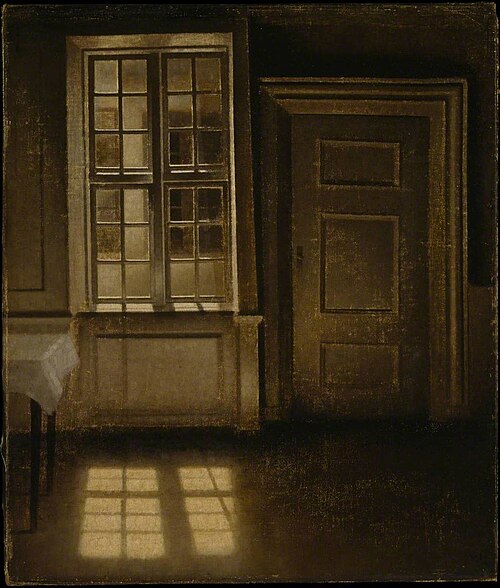 Interior, Sunlight on the Floor, 1906, Vilhelm Hammershøi