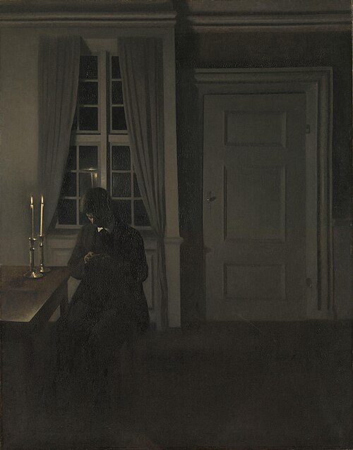 The Coin Collector, 1904, Vilhelm Hammershøi