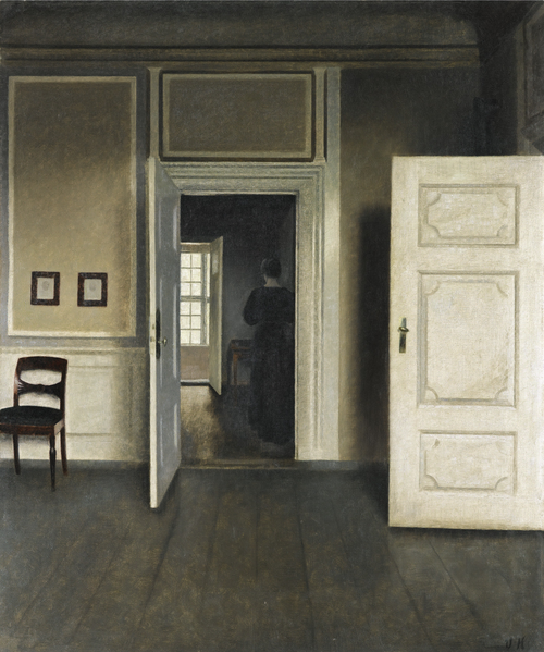 Interior. Strandgade 30, 1901, Vilhelm Hammershøi
