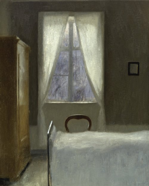 Interieur, 1890, Vilhelm Hammershøi