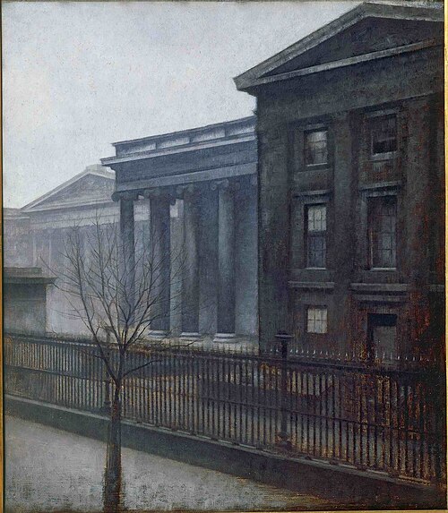 View from the British Museum, 1906, Vilhelm Hammershøi