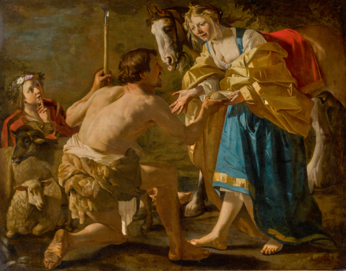 Granida and Daifilo, 1623, Dirck van Baburen