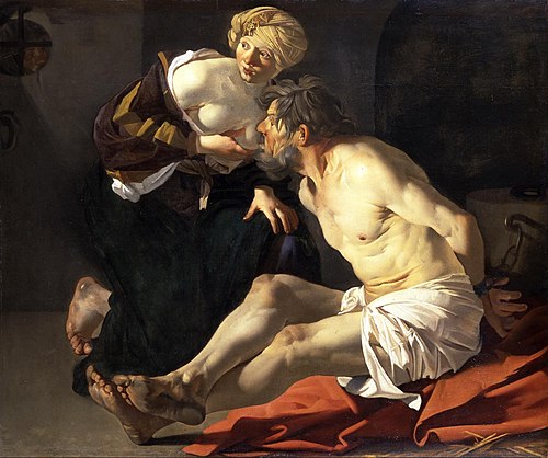 Roman Charity, Cimon and Pero, 1621, Dirck van Baburen