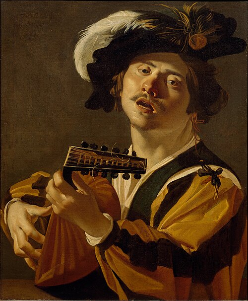 The Lute player, 1622, Dirck van Baburen