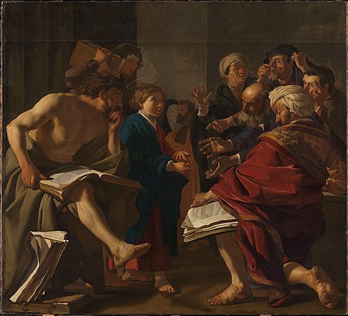 Christ among the Doctors, 1622, Dirck van Baburen