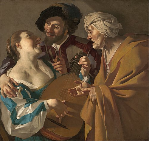 The Procuress by Dirck van Baburen, 1622, Dirck van Baburen