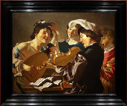 The Concert, 1623, Dirck van Baburen