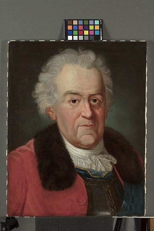 Portrait of Stanisław Poniatowski (1676–1762), king’s father, 1758, Marcello Bacciarelli