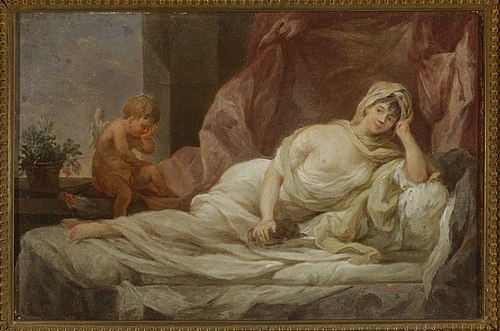 Portrait of Anna Lampel, actress, 1800, Marcello Bacciarelli